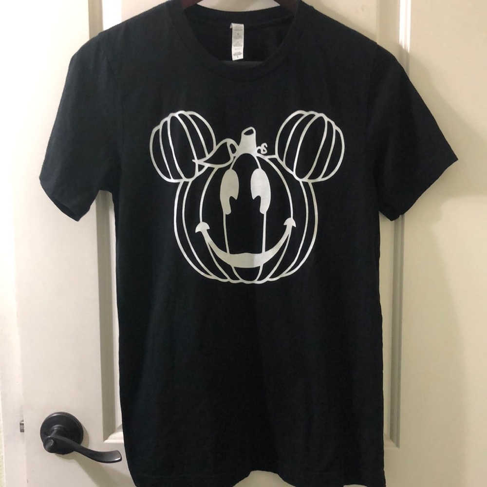 HALLOWEEN Pumpkin Mickey Jack-o-Lantern T-Shirt, Sz S